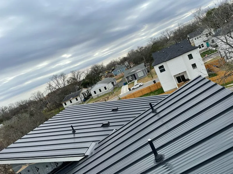 Standing seam metal roof panels with vents for Skylight Repair in Conshohocken